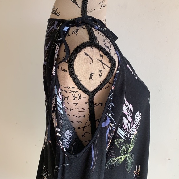 Free People Black Clear Skies Boho Tunic - Picture 6 of 12